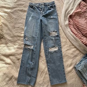 PacSun high rise straight jeans